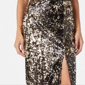 Sequin Midi Skirt (Justfab)